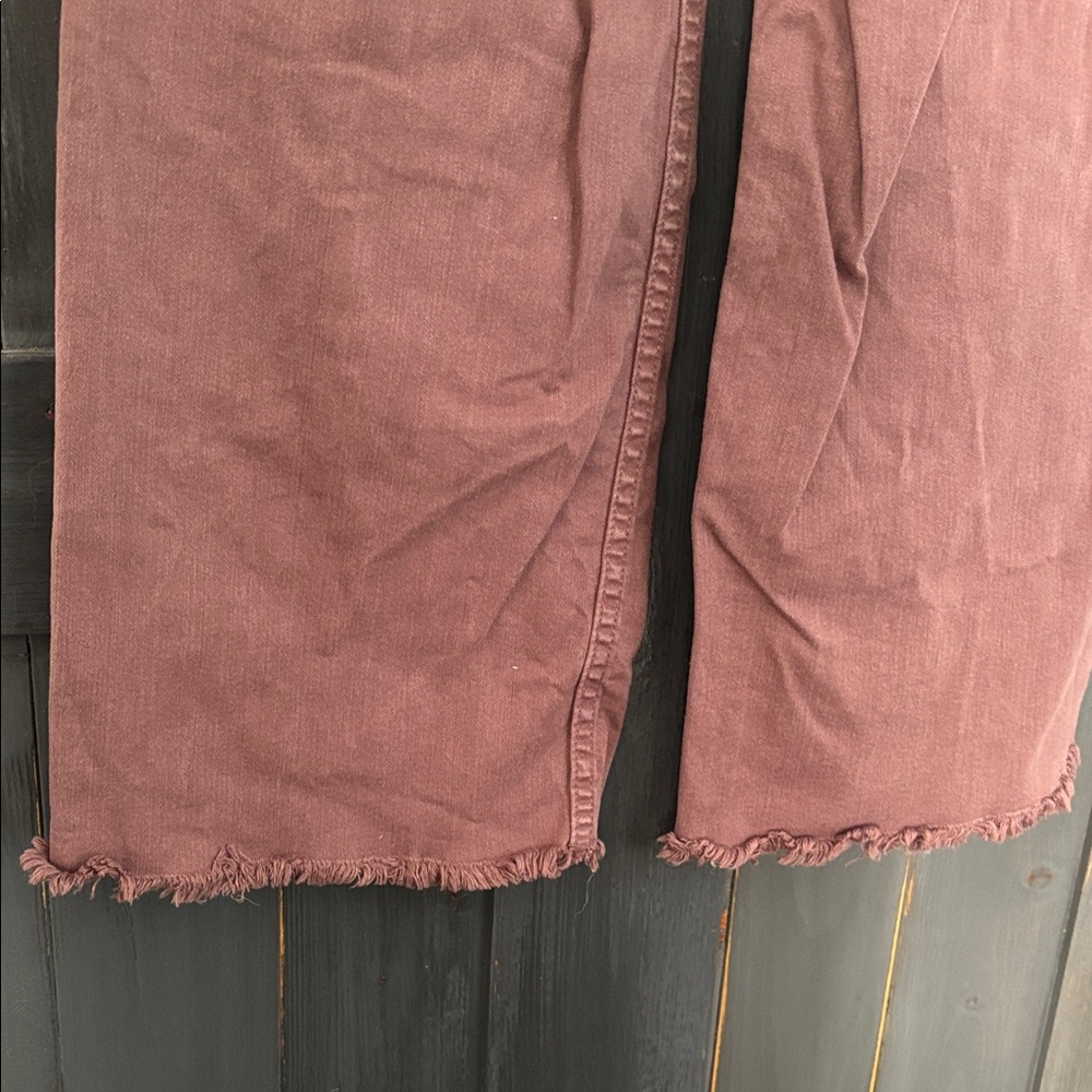 Billabong mauvy/ Brown High rise Flare & Wide Leg Jeans sz 25 - Picture 6 of 9